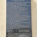 Plaque for Zgierz citizens died during battle of independent Poland, Zgierz, Jana Pawła II Square