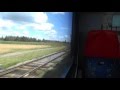 Odcinek Grotniki - Zgierz Kontrewers w pociągu Łódzkiej Kolei Aglomeracyjnej